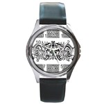 Celtic Dragons Round Metal Watch