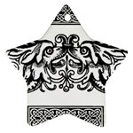 Celtic Dragons Ornament (Star)