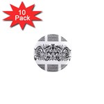 Celtic Dragons 1  Mini Magnet (10 pack) 