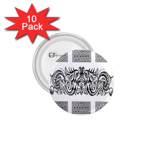 Celtic Dragons 1.75  Button (10 pack)  from ArtsNow.com Front