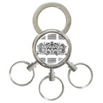 Celtic Dragons 3-Ring Key Chain