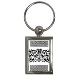 Celtic Dragons Key Chain (Rectangle)