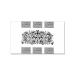 Celtic Dragons Sticker (Rectangular)