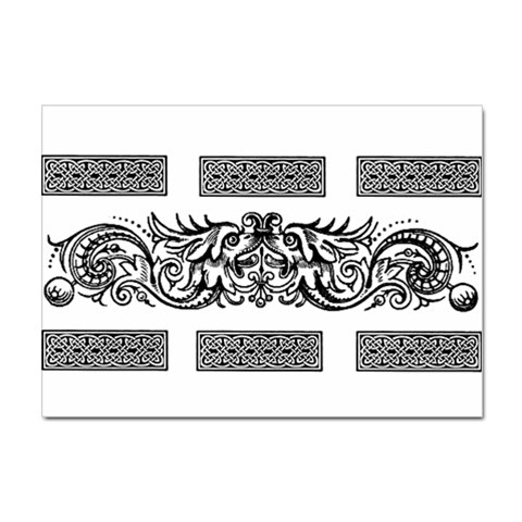 Celtic Dragons Sticker A4 (10 pack) from ArtsNow.com Front