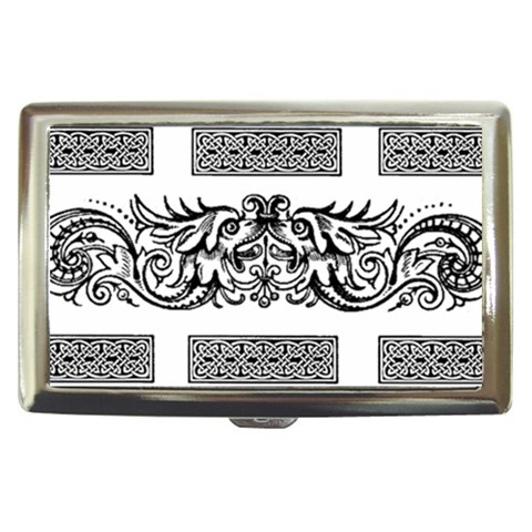 Celtic Dragons Cigarette Money Case from ArtsNow.com Front