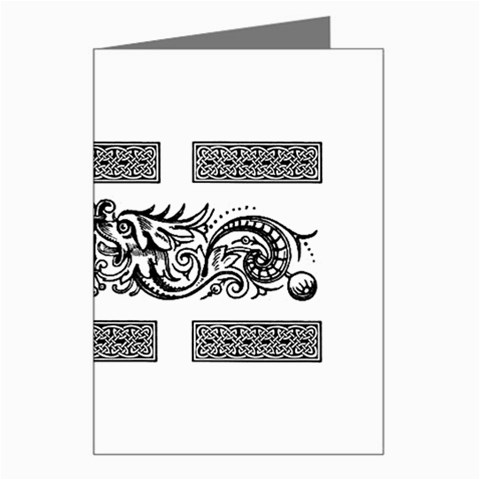 Celtic Dragons Greeting Card from ArtsNow.com Left