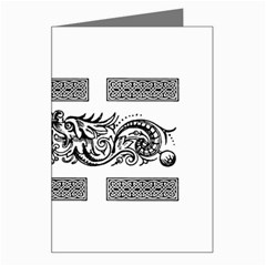 Celtic Dragons Greeting Card from ArtsNow.com Left