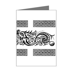 Celtic Dragons Mini Greeting Card from ArtsNow.com Left