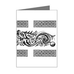 Celtic Dragons Mini Greeting Card