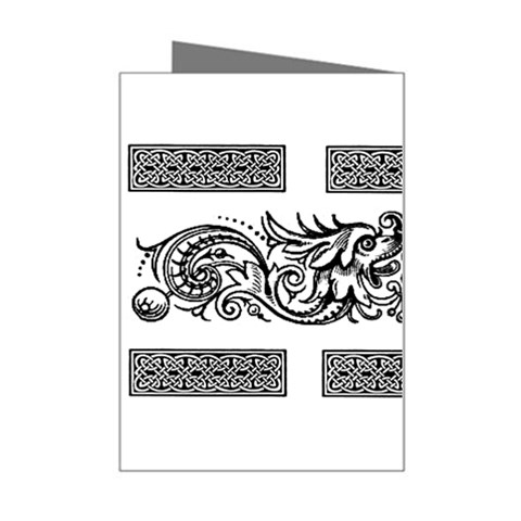 Celtic Dragons Mini Greeting Card from ArtsNow.com Right