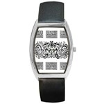 Celtic Dragons Barrel Style Metal Watch