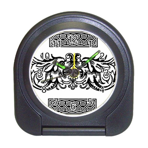 Celtic Dragons Travel Alarm Clock from ArtsNow.com Front