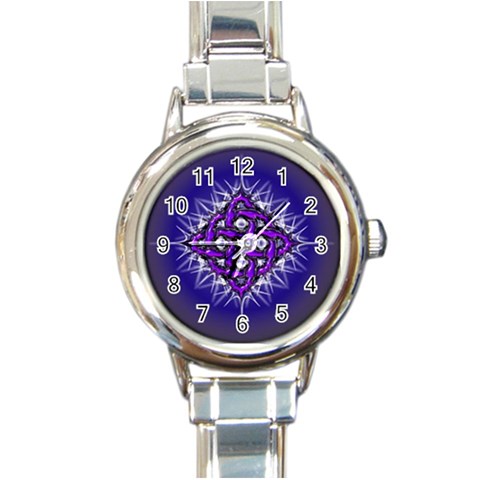 Celectric Knot Round Italian Charm Watch from ArtsNow.com Front