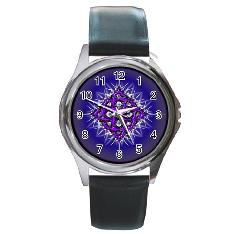 Celectric Knot Round Metal Watch from ArtsNow.com Front