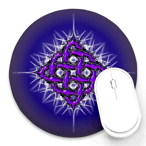 Celectric Knot Round Mousepad from ArtsNow.com Front