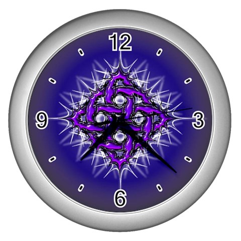 Celectric Knot Wall Clock (Silver) from ArtsNow.com Front