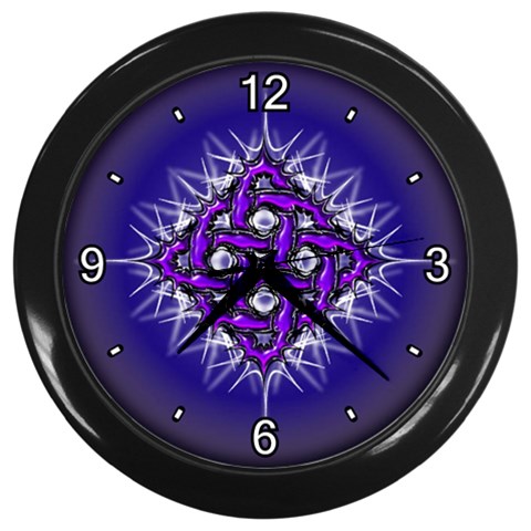 Celectric Knot Wall Clock (Black) from ArtsNow.com Front