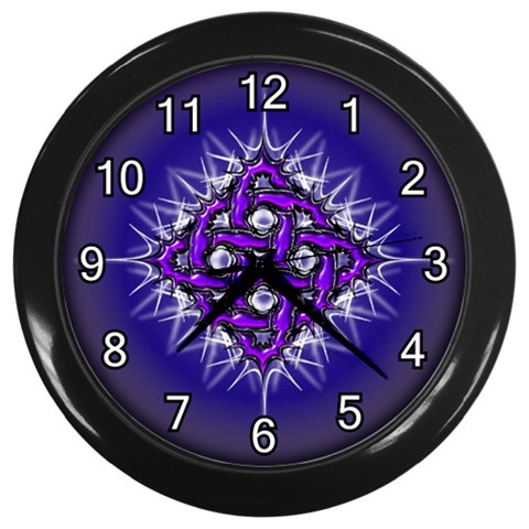 Celectric Knot Wall Clock (Black) from ArtsNow.com Front