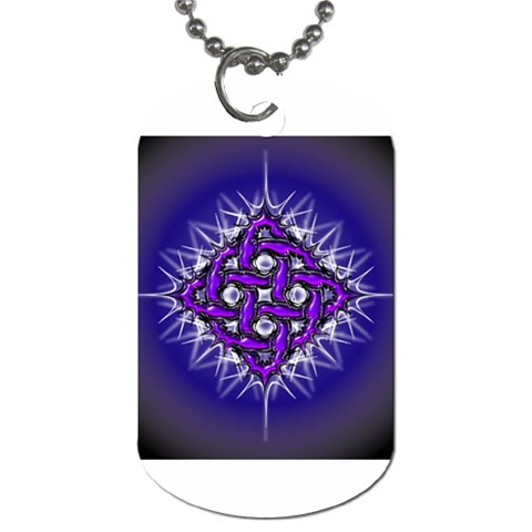 Celectric Knot Dog Tag (Two Sides) from ArtsNow.com Front