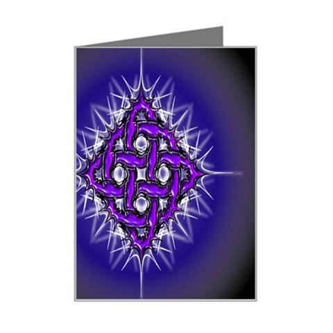 Celectric Knot Mini Greeting Card from ArtsNow.com Left