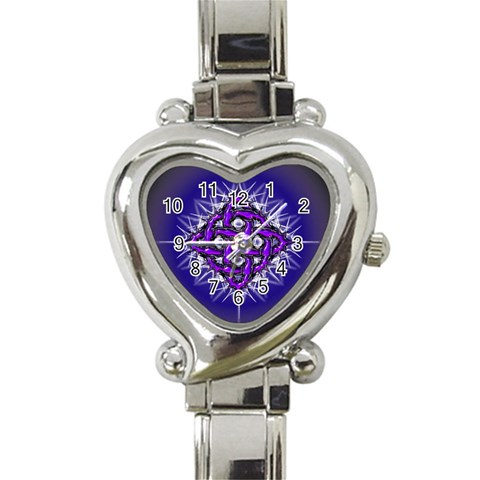 Celectric Knot Heart Italian Charm Watch from ArtsNow.com Front