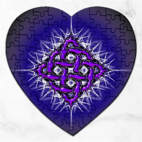 Celectric Knot Jigsaw Puzzle (Heart) from ArtsNow.com Front