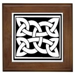 Celtic Knot B&W Framed Tile