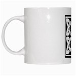 Celtic Knot B&W White Mug