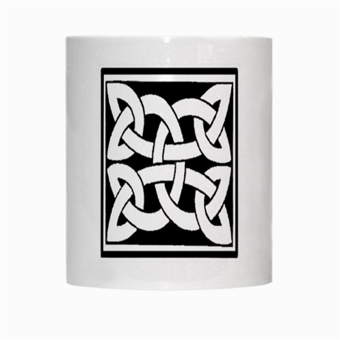 Celtic Knot B&W White Mug from ArtsNow.com Center