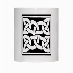 Celtic Knot B&W White Mug from ArtsNow.com Center