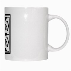 Celtic Knot B&W White Mug from ArtsNow.com Right