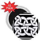 Celtic Knot B&W 2.25  Magnet (10 pack)