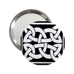 Celtic Knot B&W 2.25  Handbag Mirror