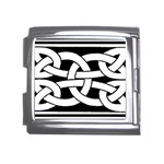 Celtic Knot B&W Mega Link Italian Charm (18mm)