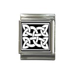 Celtic Knot B&W Italian Charm (13mm)