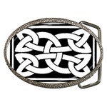 Celtic Knot B&W Belt Buckle