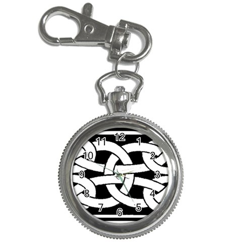 Celtic Knot B&W Key Chain Watch from ArtsNow.com Front