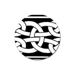 Celtic Knot B&W Magnet 3  (Round)