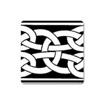 Celtic Knot B&W Magnet (Square)