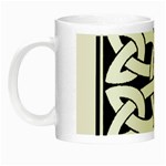 Celtic Knot B&W Night Luminous Mug