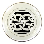 Celtic Knot B&W Porcelain Plate