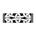 Celtic Knot B&W Sticker Bumper (10 pack)