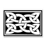 Celtic Knot B&W Sticker A4 (10 pack)