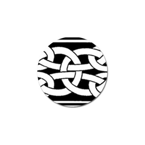 Celtic Knot B&W Golf Ball Marker from ArtsNow.com Front