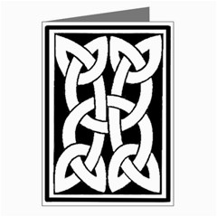 Celtic Knot B&W Greeting Card from ArtsNow.com Left