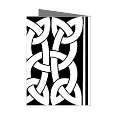 Celtic Knot B&W Mini Greeting Cards (Pkg of 8) from ArtsNow.com Left