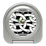 Celtic Knot B&W Travel Alarm Clock