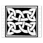 Celtic Knot B&W Jigsaw Puzzle (Rectangular)