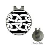 Celtic Knot B&W Golf Ball Marker Hat Clip