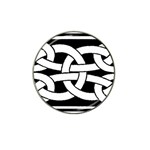 Celtic Knot B&W Hat Clip Ball Marker